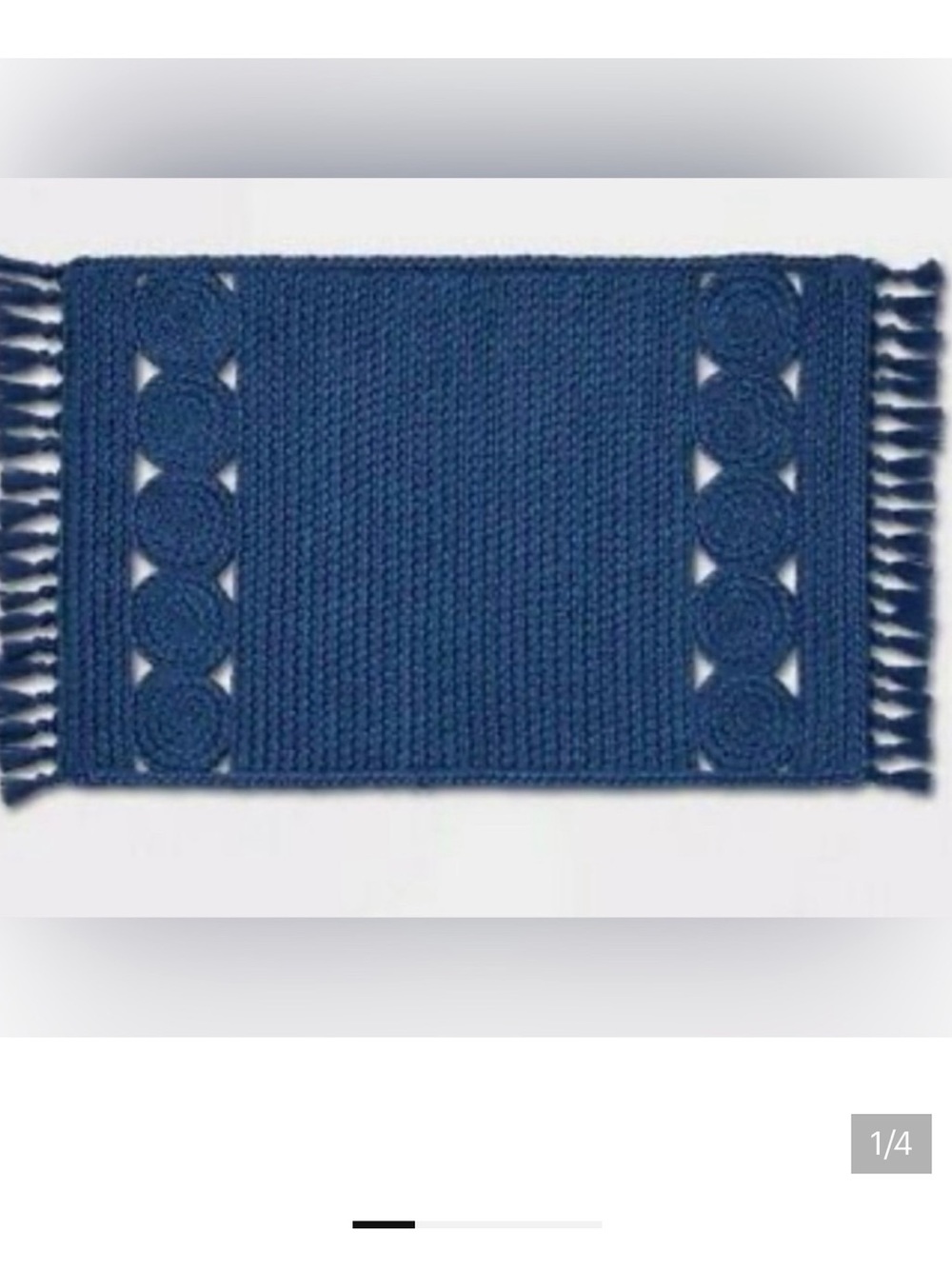 🆕 OPALHOUSE Blue Braided Rug